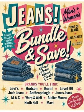 JEANS  JEANS  AD- Womens & Mens All sizes & Brands